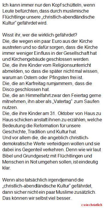 christen und muslime