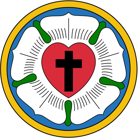 lutherrose farbig